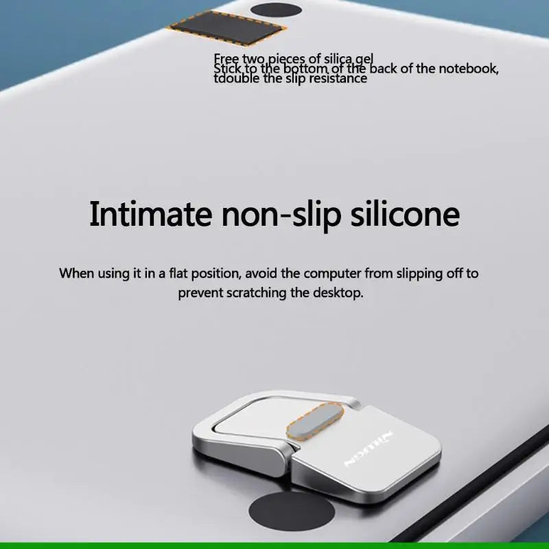 U55C Foldable Stand Adjustable Tablets Notebook Desktop Cooling Holder Bracket 2Pcs